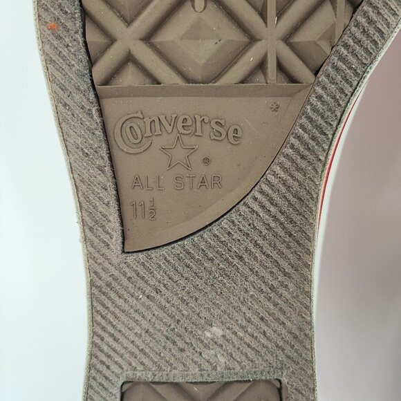 Converse Men's Chuck Taylor FX OX Red Sneakers Canvas Size 11.5 - Picture 8 of 8